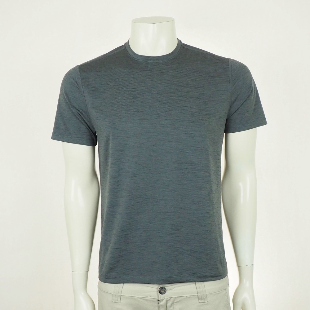 Ten Thousand Interval Training Tee Shirt Mens Small Heather Gray Stretch Workout
